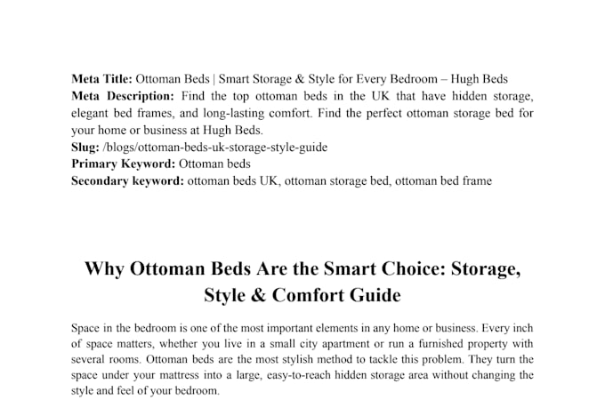 write SEO content and copywriting